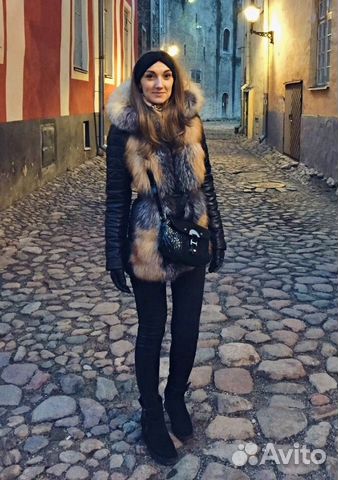 Кожаная зимняя куртка с натуральным мехом Кожаная зимняя куртка с натуральным мехом