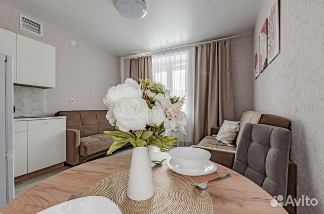 

Квартира-студия, 25 м², 2 кровати