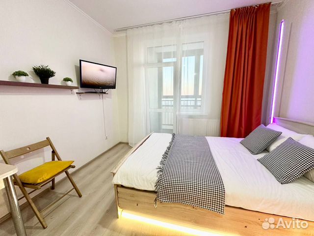

Квартира-студия, 33 м², 2 кровати