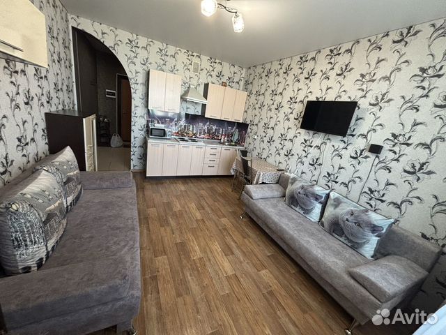 

Квартира-студия, 28 м², 2 кровати
