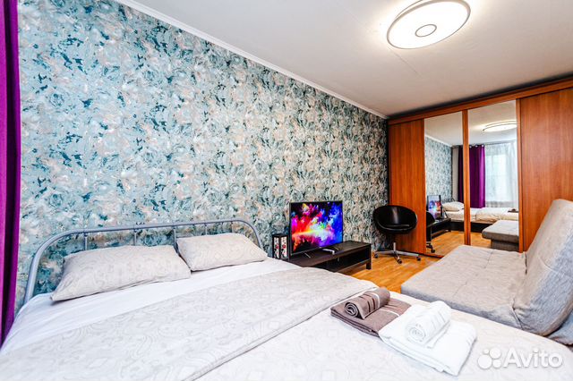 

Квартира-студия, 35 м², 2 кровати