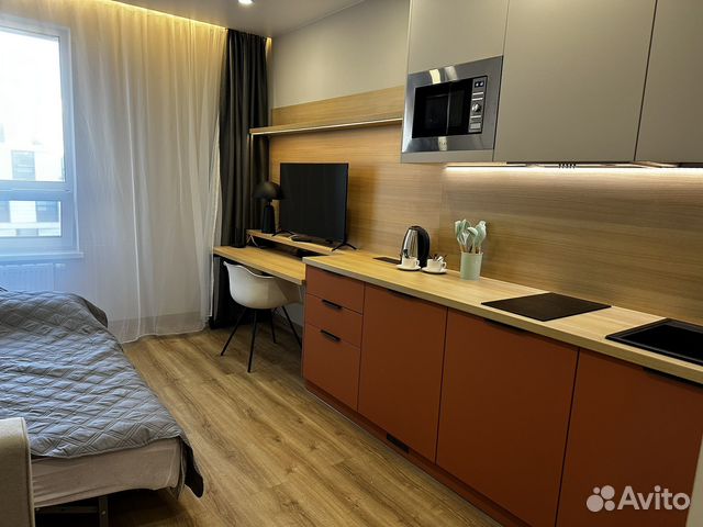 

Квартира-студия, 20,5 м², 1 кровать