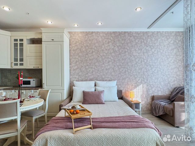 

Квартира-студия, 35 м², 2 кровати