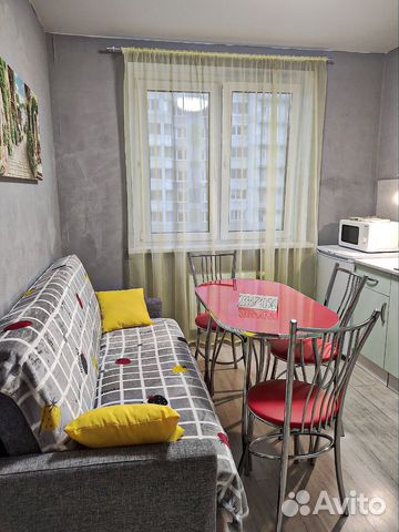 

1-к. квартира, 38 м², 3 кровати