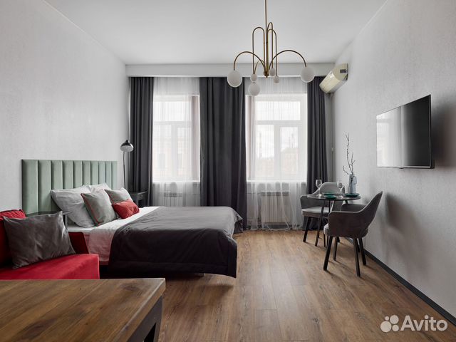 

Квартира-студия, 28 м², 2 кровати