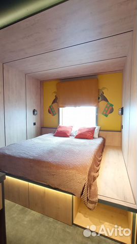 

Квартира-студия, 15 м², 1 кровать
