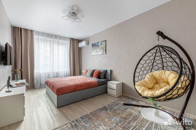 

1-к. квартира, 48 м², 2 кровати