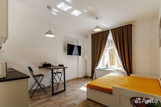 

Квартира-студия, 23 м², 2 кровати
