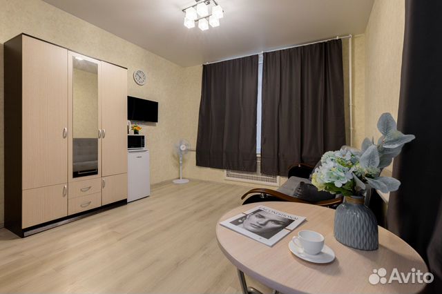 

Квартира-студия, 22 м², 2 кровати