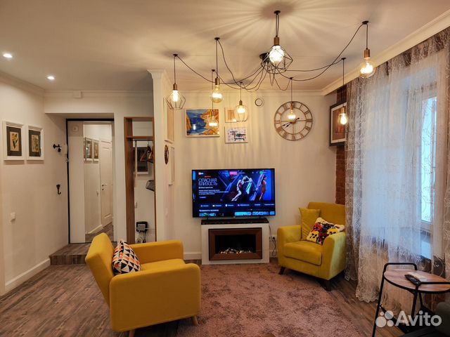 

1-к. квартира, 56 м², 2 кровати