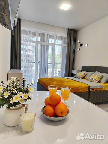 

Квартира-студия, 28 м², 2 кровати