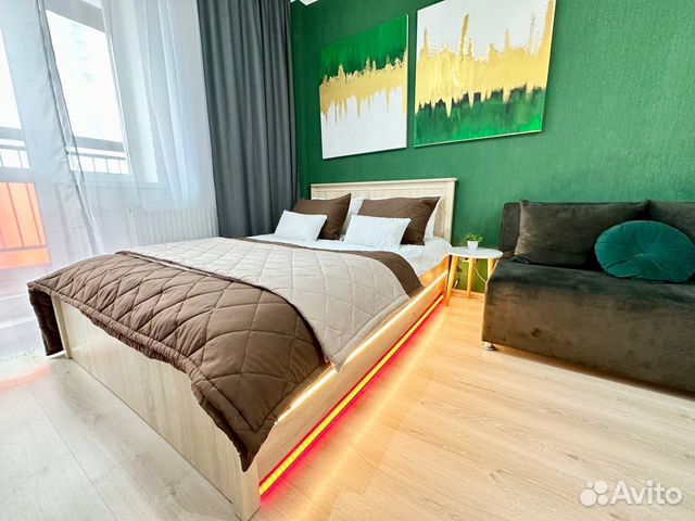 

Квартира-студия, 33,7 м², 2 кровати
