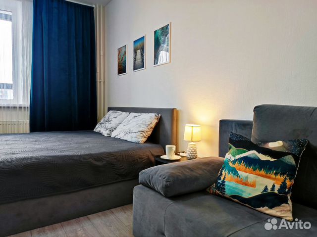 

Квартира-студия, 28 м², 2 кровати