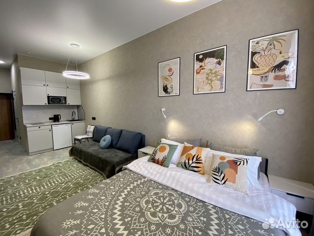 

Квартира-студия, 27 м², 2 кровати