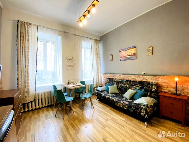 

Квартира-студия, 35 м², 4 кровати