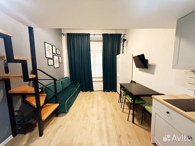 

Квартира-студия, 21 м², 2 кровати