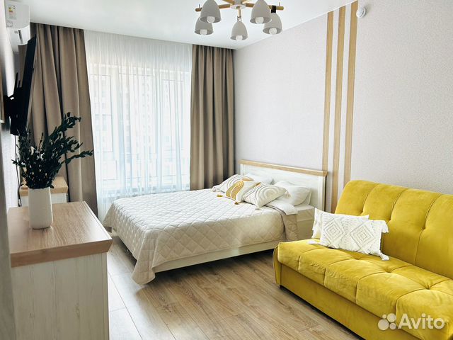 

1-к. квартира, 38 м², 2 кровати