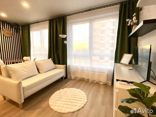

Квартира-студия, 37 м², 2 кровати