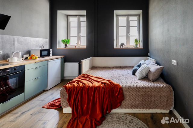 

Квартира-студия, 18 м², 3 кровати