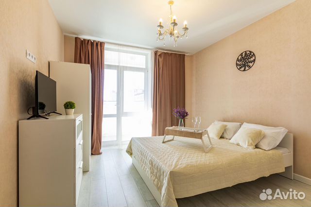 

1-к. квартира, 41 м², 2 кровати
