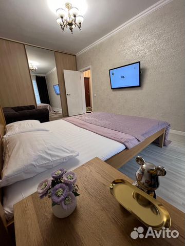 

1-к. квартира, 52 м², 3 кровати