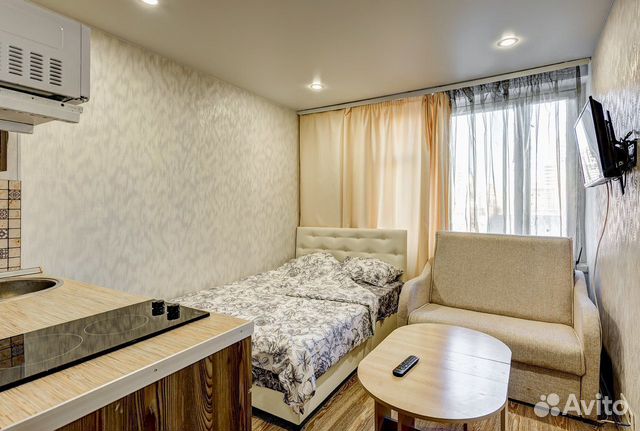 

Квартира-студия, 20 м², 2 кровати