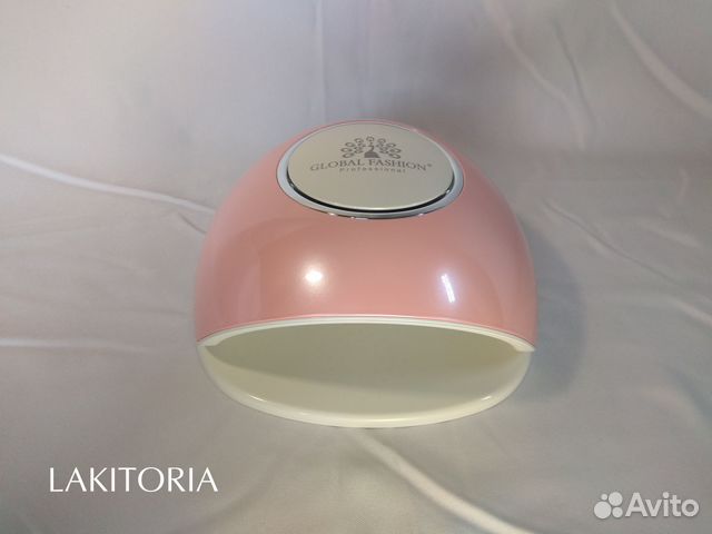 Лампа для маникюра 48W с вентилятором UV/LED розов Лампа для маникюра 48W с вентилятором UV/LED розов