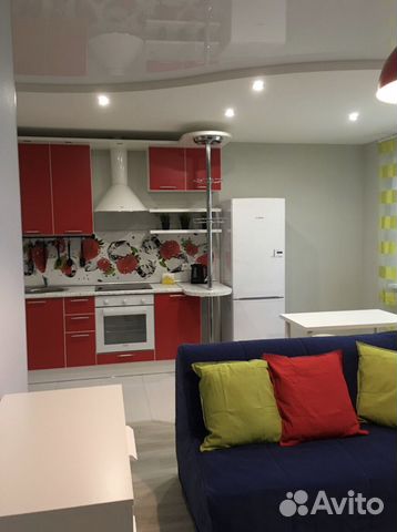 

Квартира-студия, 42 м², 2 кровати