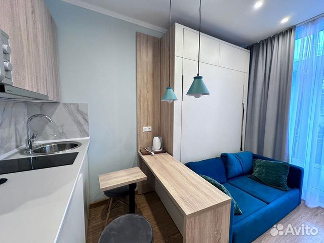 

Квартира-студия, 17 м², 1 кровать