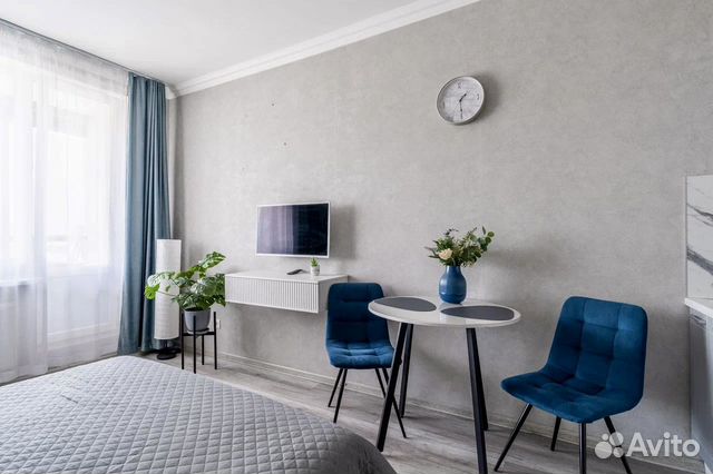 

Квартира-студия, 35 м², 2 кровати