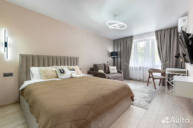 

1-к. квартира, 38 м², 2 кровати