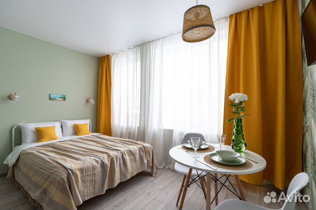 

Квартира-студия, 24 м², 1 кровать