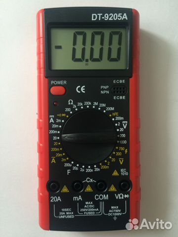 Мультиметры (DT9205A, XL830L)