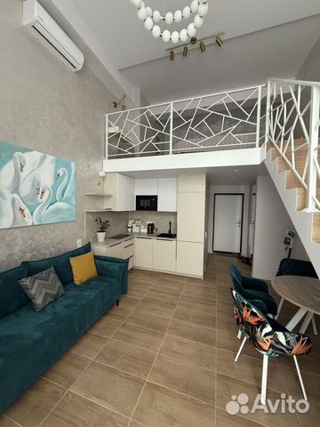 

Квартира-студия, 48 м², 2 кровати