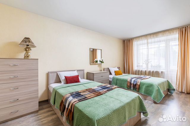 

2-к. квартира, 40 м², 3 кровати