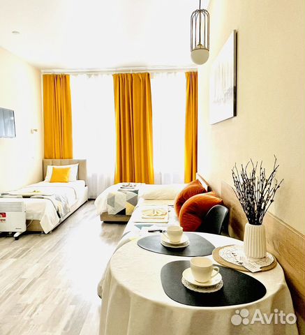 

Квартира-студия, 21 м², 3 кровати