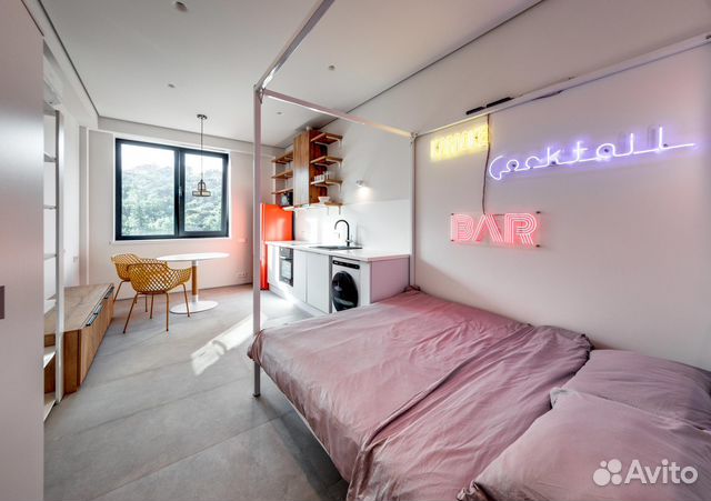 

Квартира-студия, 23,5 м², 1 кровать