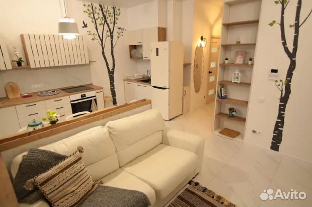 

Квартира-студия, 37 м², 2 кровати