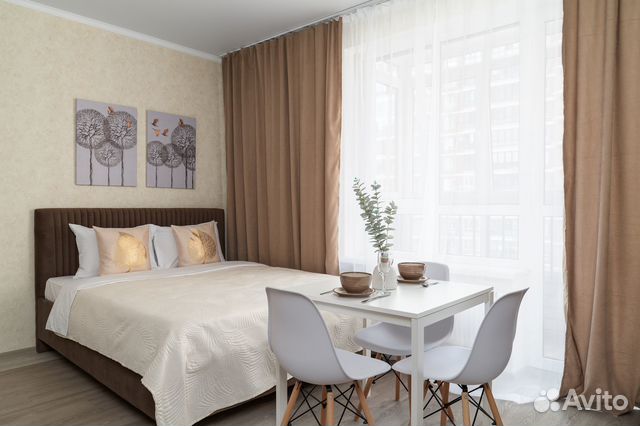 

Квартира-студия, 25 м², 2 кровати