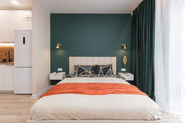 

Квартира-студия, 29 м², 2 кровати