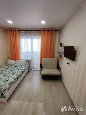 

Квартира-студия, 28 м², 2 кровати