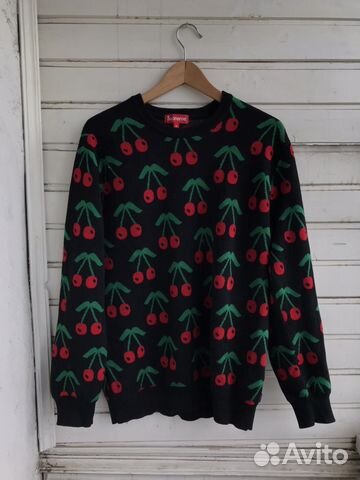 supreme cherry sweater