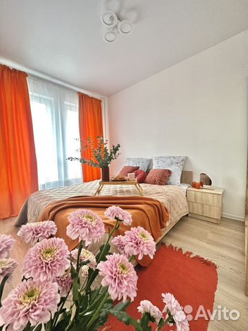 

1-к. квартира, 37 м², 2 кровати