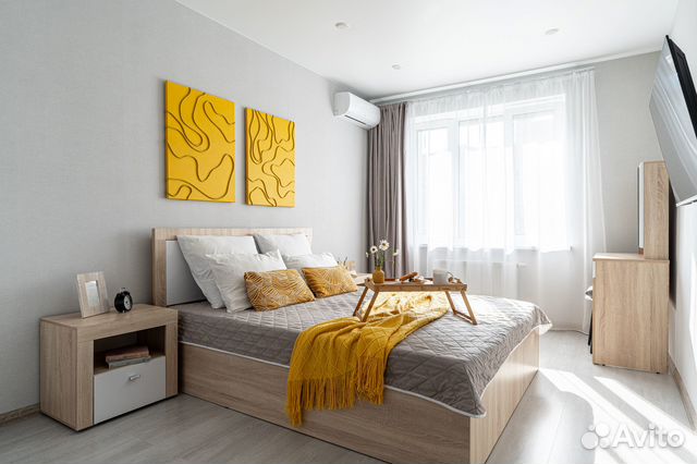 

1-к. квартира, 40 м², 2 кровати