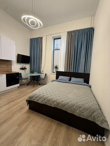 

Квартира-студия, 27 м², 1 кровать