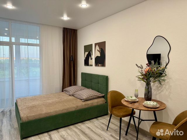 

Квартира-студия, 30 м², 1 кровать