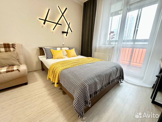 

Квартира-студия, 36 м², 2 кровати