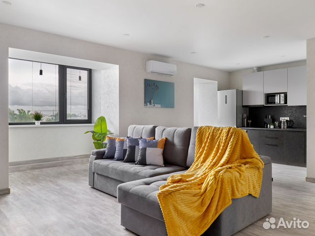 

1-к. квартира, 60 м², 2 кровати
