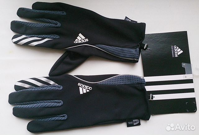 Перчатки Адидас Adidas тонкие унисекс новые