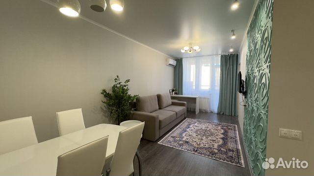 

1-к. квартира, 58 м², 2 кровати